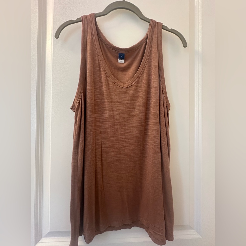 Three Gently Used Women Old Navy Luxe Flowy Tanks